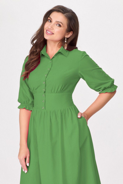 Платье Abbi 1013 зеленый - фото 4