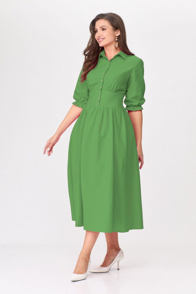 Платье Abbi 1013 зеленый - фото 1