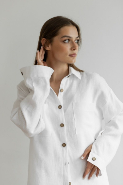 Блуза, брюки Atelero 1053 белый - фото 5