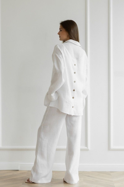 Блуза, брюки Atelero 1053 белый - фото 2