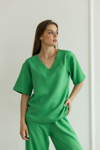 Блуза, брюки Atelero 1072 зеленый - фото 4