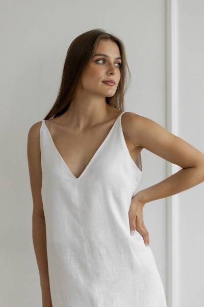 Платье Atelero 1076 белый - фото 5