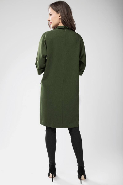 Платье Teffi Style L-1373 темно-зеленый - фото 3