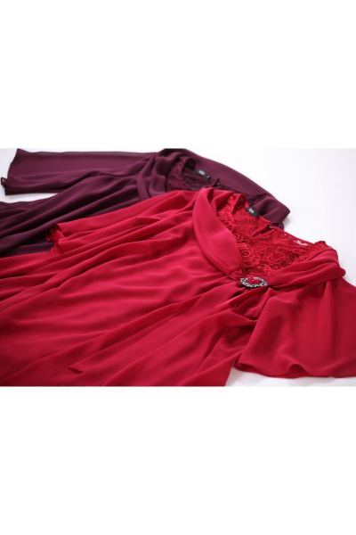 Платье TEZA 235 красный - фото 3