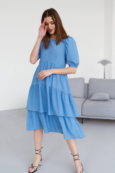 Платье VIZANTI 3302 голубой - фото 1
