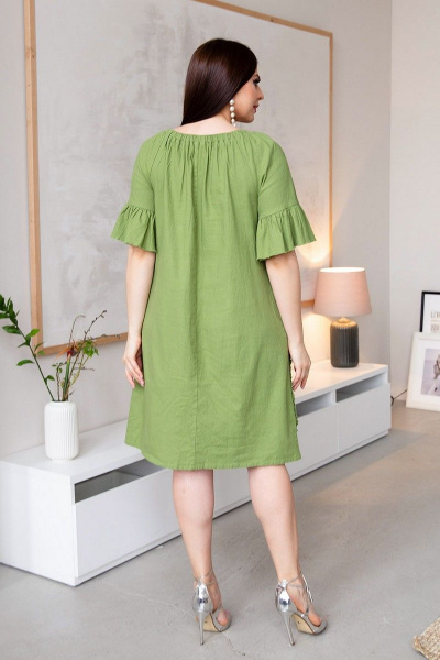Платье ASV 2577 зеленый - фото 6