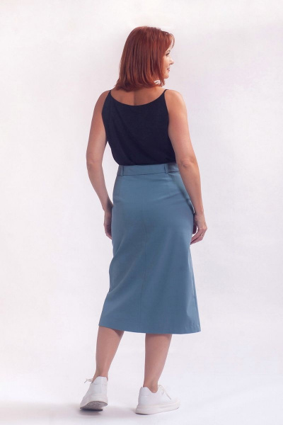 Жакет, юбка Соджи 577-581 бирюза - фото 5