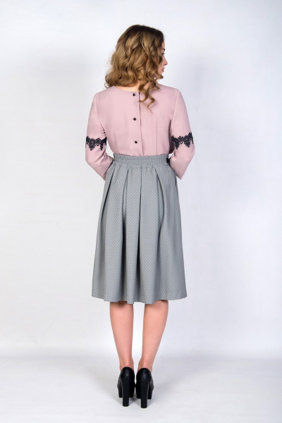 Блуза, юбка ASPO Design FashionCors_1010 розовый - фото 2