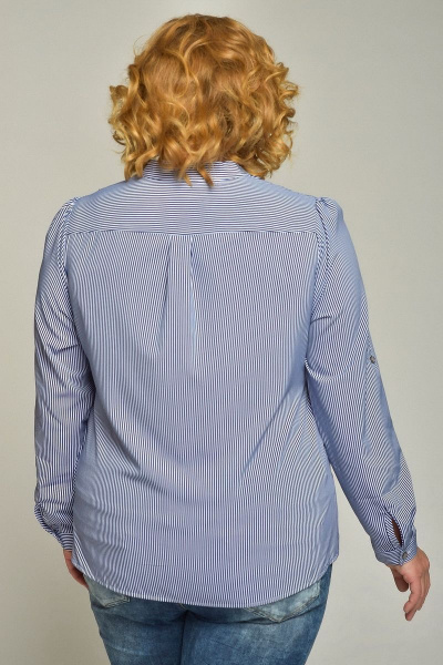 Блуза AVLINE 1737 синяя_полоска - фото 2