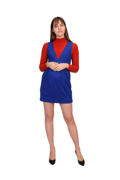 Платье BELAN textile 4602 синий - фото 1