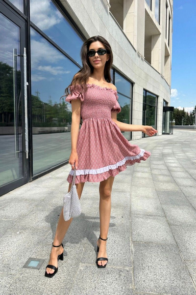 Платье Ice VERONIKA ПЛ-25 розовый - фото 6
