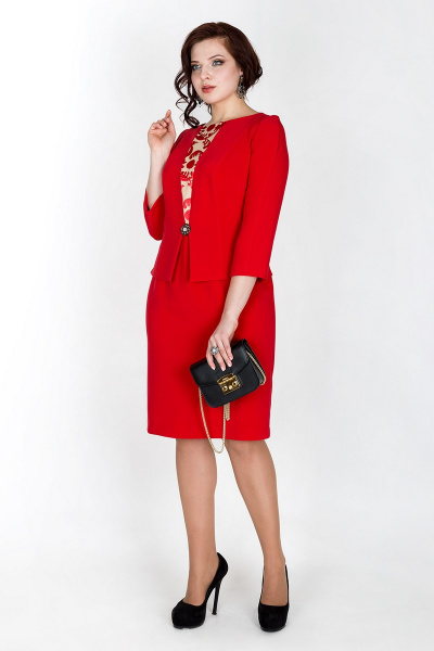 Платье Daloria 1315 красный - фото 1
