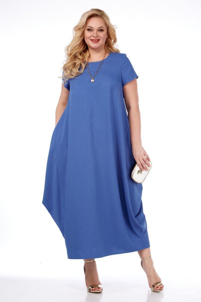 Платье SVT-fashion 570 синий - фото 2