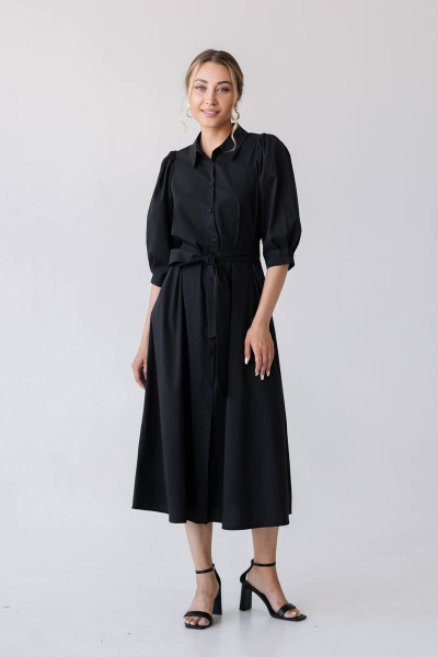 Платье Ivera 1019L черный - фото 1