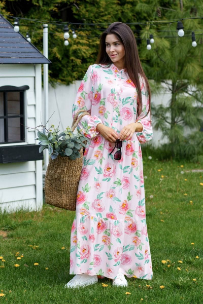 Платье Ivera 1120 розовый - фото 4