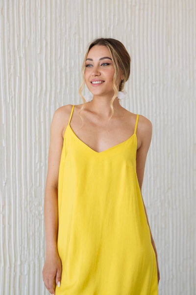 Платье Ivera 1122 желтый - фото 1