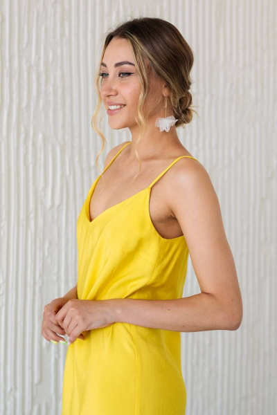 Платье Ivera 1122 желтый - фото 3