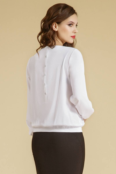 Блуза Teffi Style L-1207 белый - фото 2