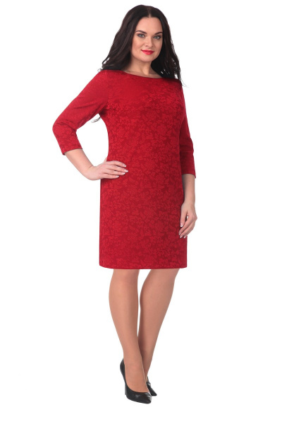 Платье Линия Л Б-1506 красный - фото 1