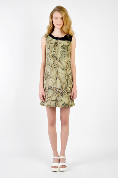 Платье GuliGuli П-35 тропическая-абстракция - фото 1