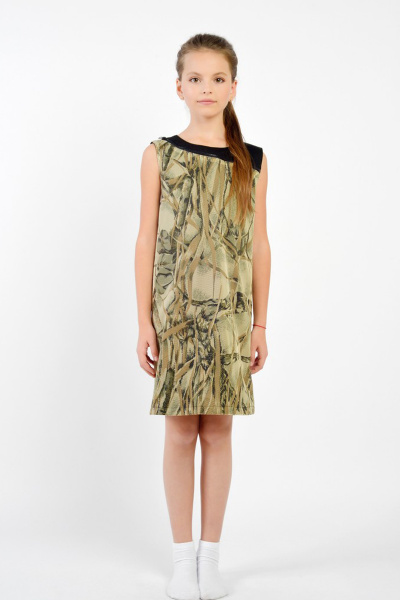 Платье GuliGuli П-35д тропическая-абстракция - фото 1