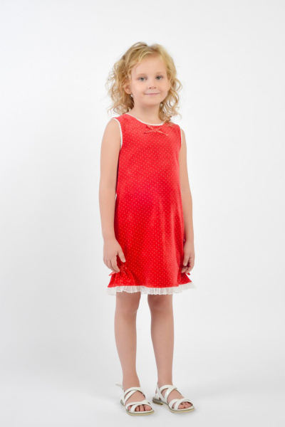 Платье GuliGuli П-1 красный - фото 2