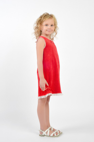 Платье GuliGuli П-1 красный - фото 3