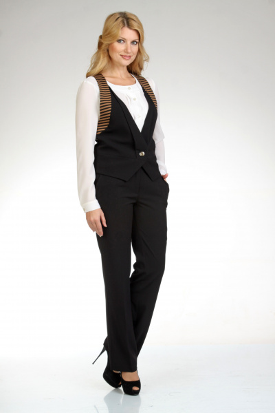 Блуза, брюки, жилет Liona Style 406 - фото 1