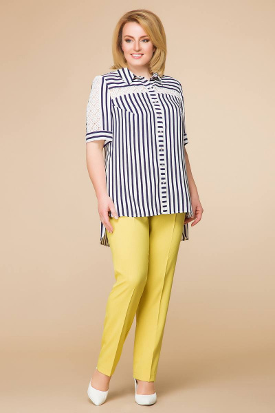 Блуза, брюки Romanovich Style 2-1505 желтый - фото 1