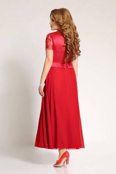 Платье Mira Fashion 4254 красный - фото 2