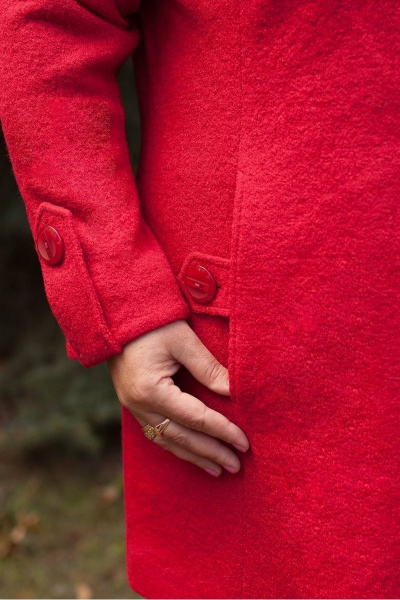Пальто Classic Moda 556 красный - фото 3