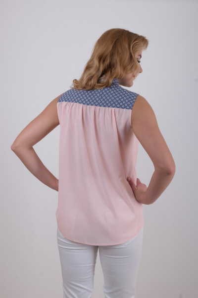 Блуза Mita ЖМ884 розовый - фото 5