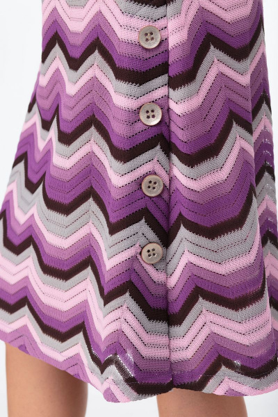 Платье Anelli 770 фиолетовый - фото 4