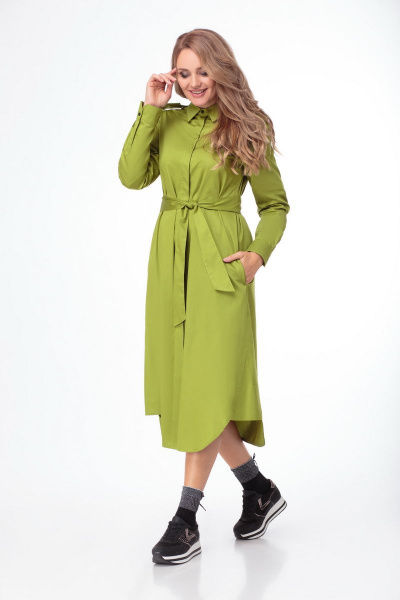 Платье Prestige 3748/170 зеленый перец - фото 1