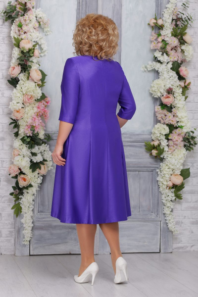Платье Ninele 7255 фиолетовый - фото 2