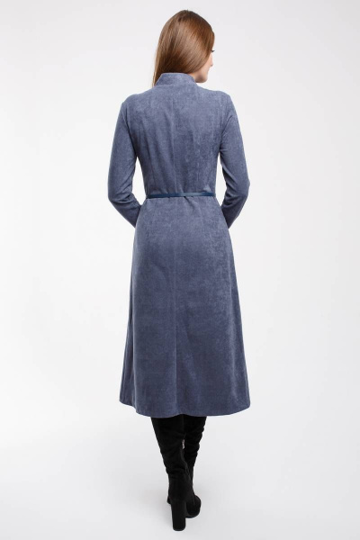 Платье Madech 195339 серо-голубой - фото 6