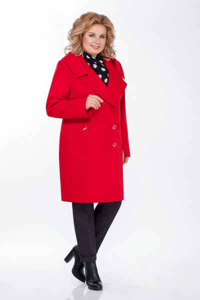 Пальто LaKona 1260 красный - фото 5