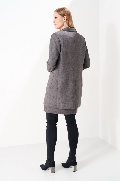 Жакет, топ, юбка Prestige 3722 темно-серый - фото 6