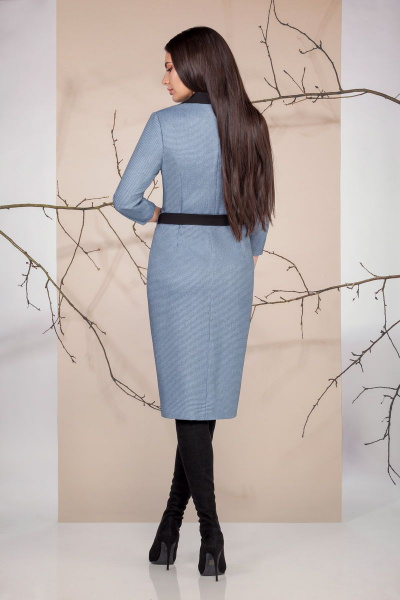 Платье Ивелта плюс 1655 голубой - фото 2