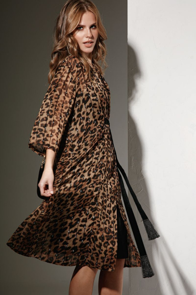 Платье Lokka 558 леопард - фото 2