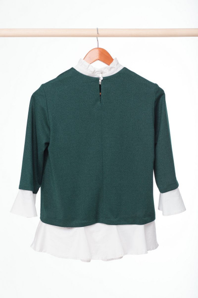 Блуза Anelli 604 зеленый - фото 7