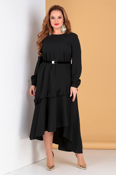 Платье Liona Style 722 черный - фото 1