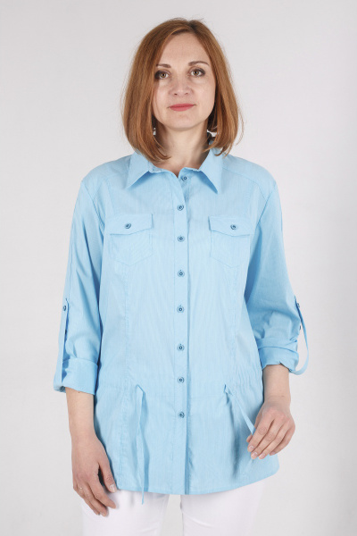 Блуза Vita Comfort 1-131 голубой - фото 1