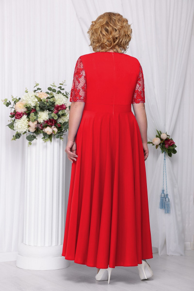 Болеро, платье Ninele 259 красный - фото 4
