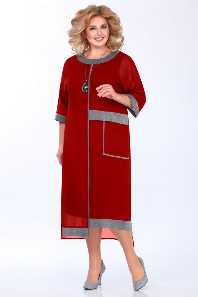 Платье Matini 1.1363 красный - фото 1