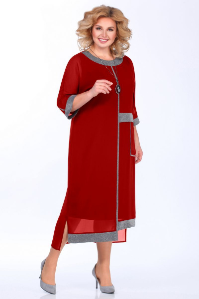 Платье Matini 1.1363 красный - фото 3