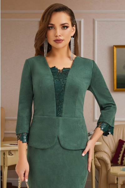 Блуза, юбка Lissana 3850 зеленый - фото 3
