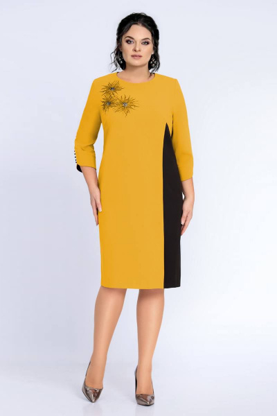 Платье Jersey 1835 желтый - фото 1