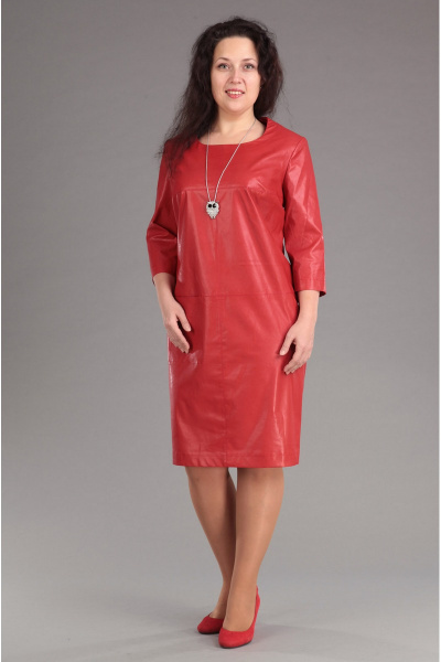 Платье VIA-Mod 347 красный - фото 1