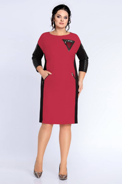 Платье Jersey 1833 красный - фото 1